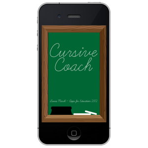 Cursive Coach App start page