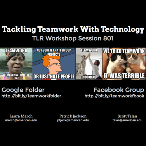 Tackling Teamwork Title Slide